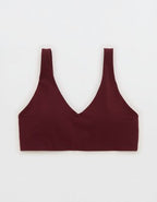 OFFLINE By Aerie Real Me XTRA Classic Double V Sports Bra - Royal Berry