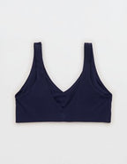 OFFLINE By Aerie Real Me XTRA Classic Double V Sports Bra - Royal Navy