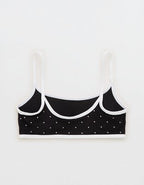 OFFLINE By Aerie Real Me Tipped Scoop Sports Bra - True Black