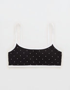 OFFLINE By Aerie Real Me Tipped Scoop Sports Bra - True Black