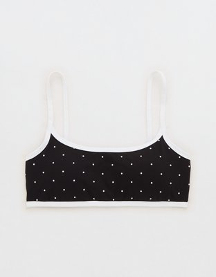OFFLINE By Aerie Real Me Tipped Scoop Sports Bra - True Black