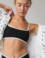 OFFLINE By Aerie Real Me Tipped Scoop Sports Bra - True Black