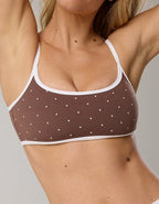 OFFLINE By Aerie Real Me Tipped Scoop Sports Bra - Relic