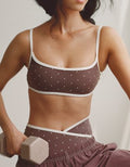 OFFLINE By Aerie Real Me Tipped Scoop Sports Bra - Relic