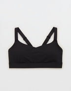OFFLINE By Aerie The Hugger Sweetheart Sports Bra - True Black
