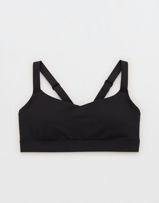 OFFLINE By Aerie The Hugger Sweetheart Sports Bra - True Black
