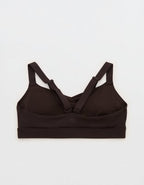 OFFLINE By Aerie The Hugger Sweetheart Sports Bra - Deep Earth