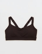 OFFLINE By Aerie The Hugger Sweetheart Sports Bra - Deep Earth