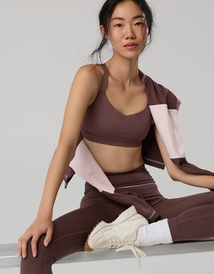 OFFLINE By Aerie The Hugger Sweetheart Sports Bra - Relic