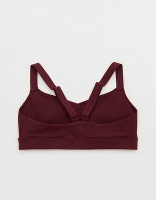 OFFLINE By Aerie The Hugger Sweetheart Sports Bra - Royal Berry