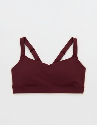 OFFLINE By Aerie The Hugger Sweetheart Sports Bra - Royal Berry