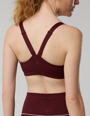 OFFLINE By Aerie The Hugger Sweetheart Sports Bra - Royal Berry
