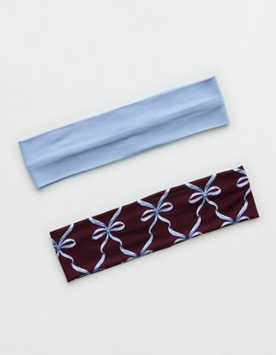 OVERSLEPT By Aerie Real Soft Headband 2-Pack - Royal Berry