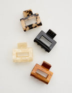 Aerie Square Claw Clip 4-Pack - Multi