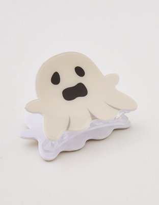 Aerie Halloween Medium Claw Clip - White