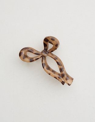 Aerie Bow Claw Clip - Torte