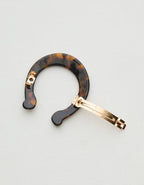 Aerie Horseshoe Hair Barette - Brown