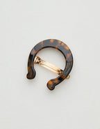 Aerie Horseshoe Hair Barette - Brown