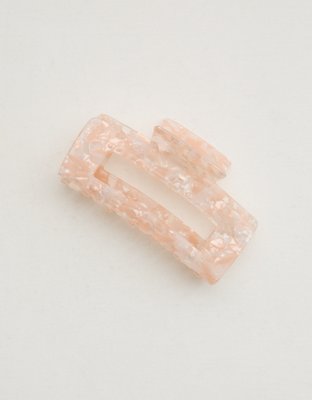 Aerie Large Rectangle Hair Clip - Coral Cottage
