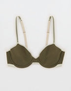 Float Full Coverage Unlined Bra - Festive Olive