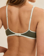 Float Full Coverage Unlined Bra - Festive Olive