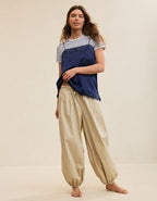 OVERSLEPT by Aerie Liquid Satin Tunic Tank - Navy