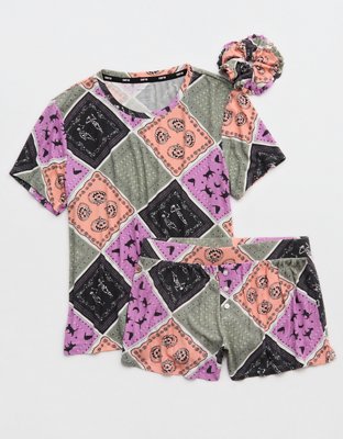 OVERSLEPT by Aerie Real Soft® Ribbed Baby T-Shirt - Multi