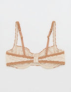 Show Off Vintage Lace Unlined Balconette Bra - Cake Batter