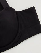SMOOTHEZ Seamless Unlined Bra - True Black