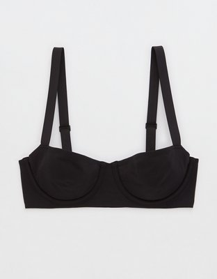 SMOOTHEZ Seamless Unlined Bra - True Black