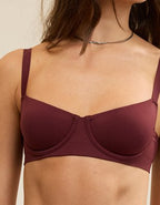 SMOOTHEZ Seamless Unlined Bra - Royal Berry