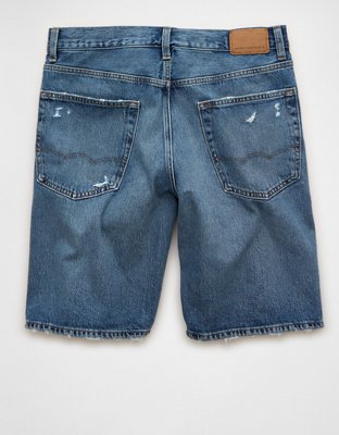 AE Baggy Denim Short - Medium Destroy