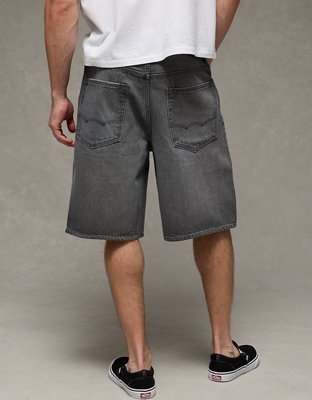 AE Baggy Denim Short - Gray