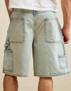 AE Baggy Carpenter Denim Short - Medium Vintage Wash