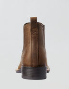 Ariat Men's Booker Chelsea Wide Square Toe Western Boot - Brown