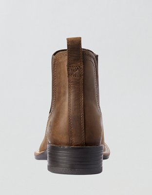 Ariat Men's Booker Chelsea Wide Square Toe Western Boot - Brown