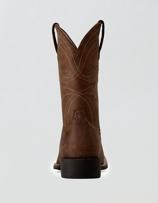 Ariat Men's Sport Wide Square Toe Cowboy Boot - Brown