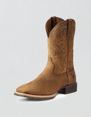 Ariat Men's Hybrid Rancher Wide Square Toe Cowboy Boot - Brown