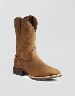 Ariat Men's Hybrid Rancher Wide Square Toe Cowboy Boot - Brown