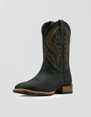 Ariat Men's Hybrid Rancher Wide Square Toe Cowboy Boot - Black