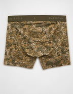 AEO Men's Camo 4.5" Classic Cotton Boxer Brief - Olive Moss