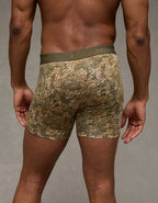 AEO Men's Camo 4.5" Classic Cotton Boxer Brief - Olive Moss