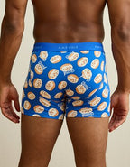 AEO Men's Food 4.5" Classic Cotton Boxer Brief - Blue Vibe