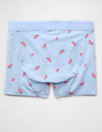 AEO Men's Food 4.5" Classic Cotton Boxer Brief - Blue Tides