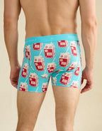 AEO Men's Food 4.5" Classic Cotton Boxer Brief - Aqua