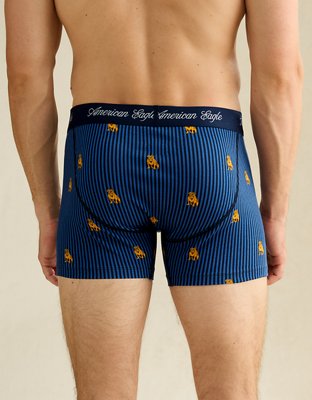 AEO Men's 4.5" Classic Cotton Boxer Brief - Navy