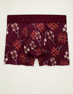 AEO Men's Food 4.5" Classic Cotton Boxer Brief - Burgundy