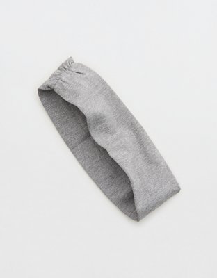 OFFLINE By Aerie The Hugger Cinch Headband - Medium Heather Gray