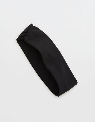 OFFLINE By Aerie The Hugger Cinch Headband - True Black