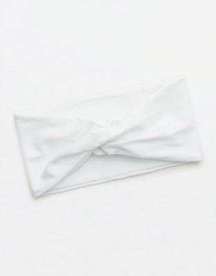 OFFLINE By Aerie Real Me Twist Headband - White